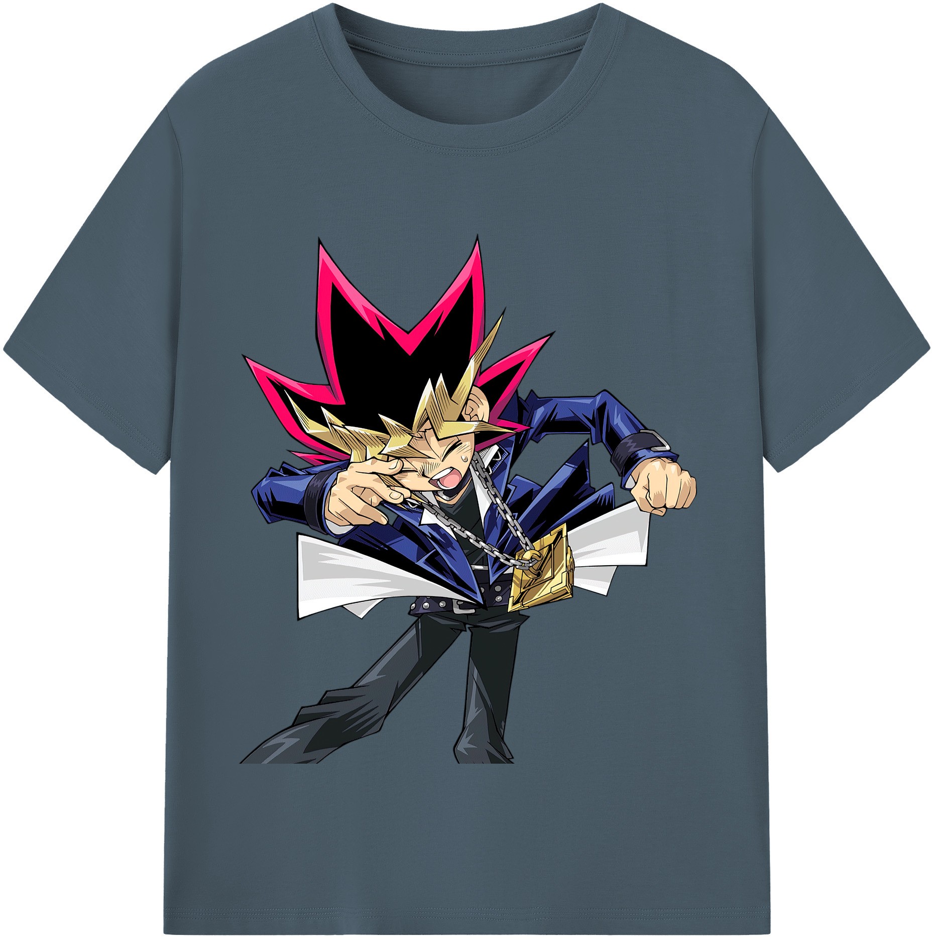 （画像用） 遊☆戯☆王 Yu-Gi-Oh! 綿100％半袖Tシャツ（フロントプリント）